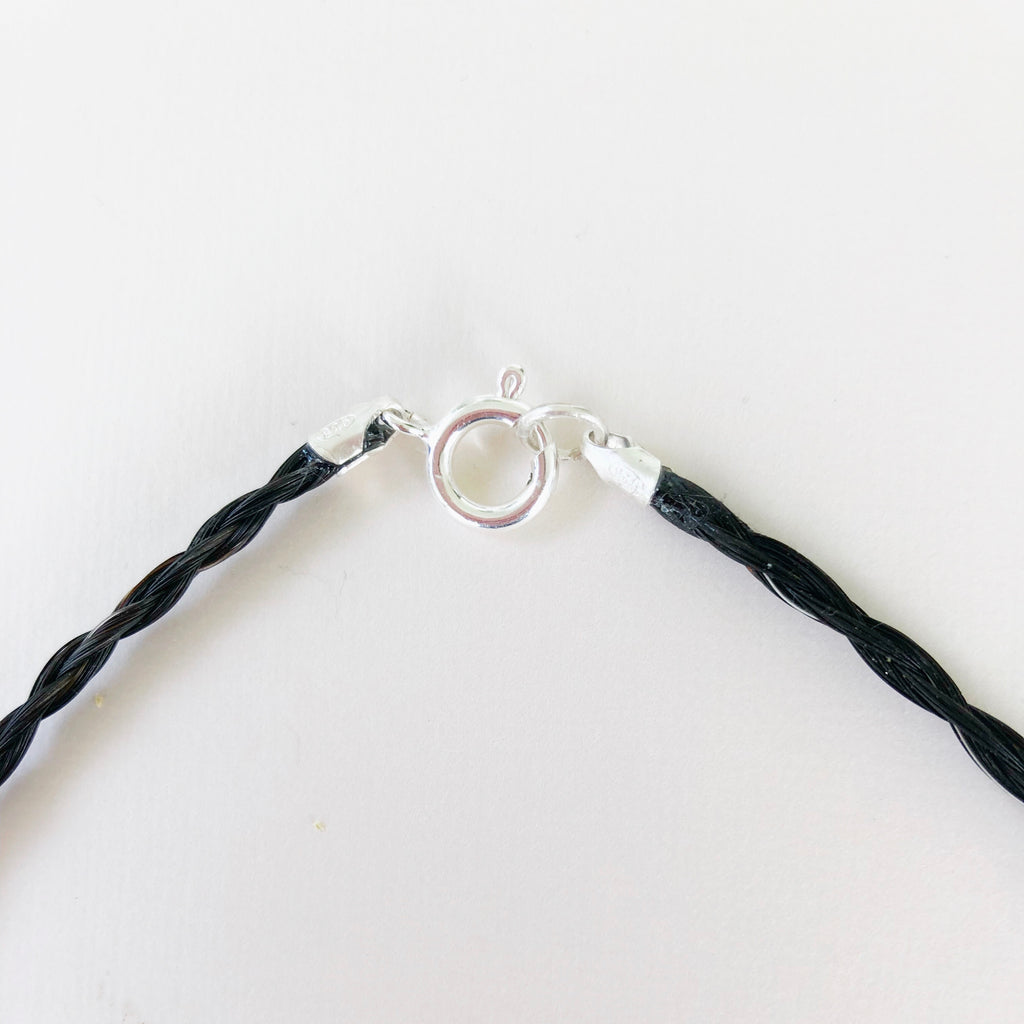 Tagelhalsband fäste , horsehair necklace